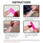 Chic Bows Tie Adorned Press On Nails Medium Long False Nails Full Cover Glossy Nude Square Acrylic False Nails Drop Shipping BareGlow
