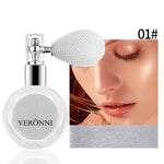 Diamond Highlighter Glitter Spray High Gloss Fairy Powder Shimmer Sparkle Powder Makeup for Face Body Highlight Face Body Makeup BareGlow