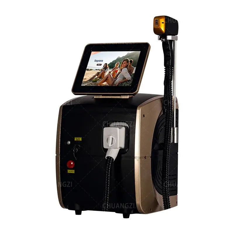 5000W Face 808nm Diode Laser Hair Removal Machine Alexandrit Permanent Painless Physical Underarm Body Care Depilation Equipment BareGlow