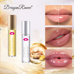 Lip Plumping Oil Moisturizes, Hydrates, and Adds Color as a Base for Lip Care. Glass Lip, Pouty Lips, Glossy Mirror-Like, Gentle, Colorless Lip Oil BareGlow