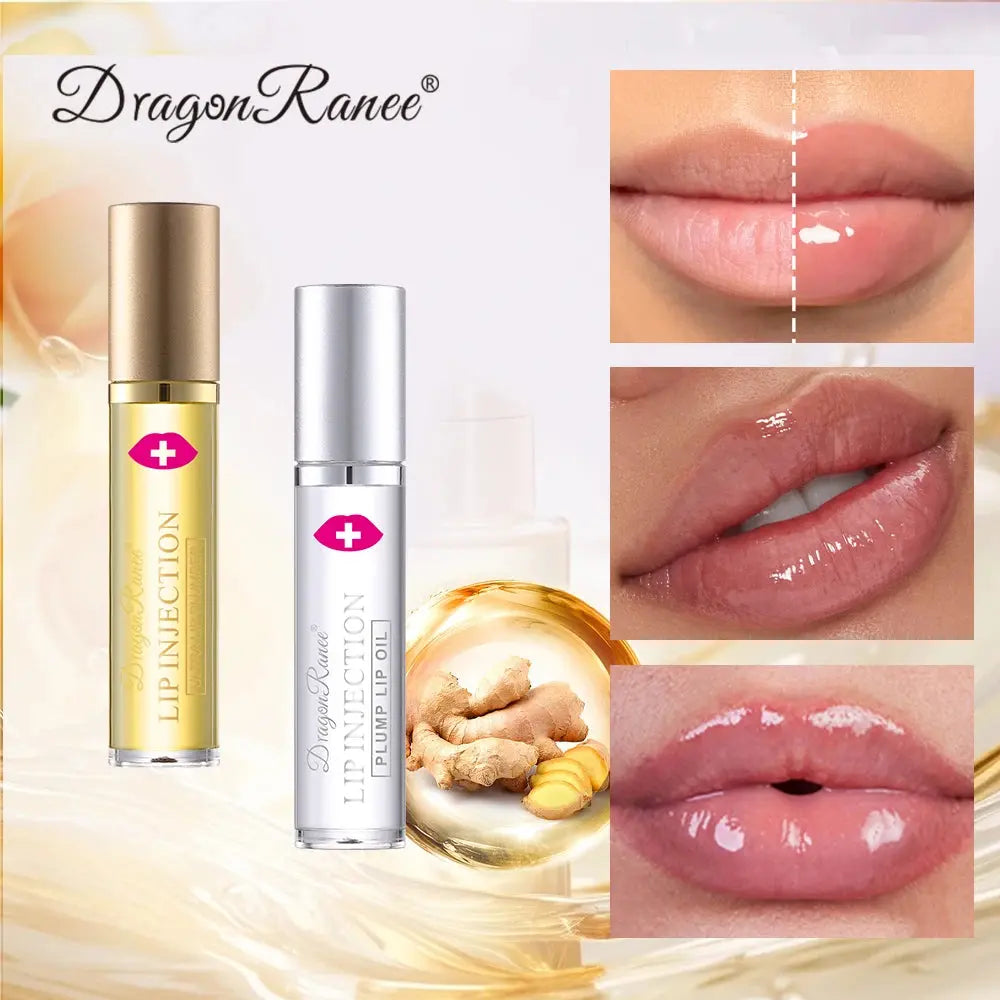 Lip Plumping Oil Moisturizes, Hydrates, and Adds Color as a Base for Lip Care. Glass Lip, Pouty Lips, Glossy Mirror-Like, Gentle, Colorless Lip Oil BareGlow