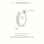 Fashion Copper Fake Nose Rings for Women Hypoallergenic Cartilage Cuff Earrings Falso Nose Piercing Jewelry BareGlow