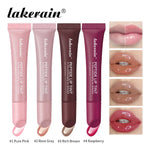 Lakerain 10ml Lip Balm Gel Texture Long Lasting Moisturizing Restore Replenish Non-Sticky Fragrance-Free Tinted Lip Serum Makeup BareGlow