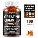Creatine Monohydrate Gummies - Boost Energy, Build Muscle Mass, and Improve Athletic Performance BareGlow
