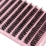 Super Bunch Mink Eyelashes 1 Box/200 Bundles Natural Eyelash Extension 3D Russia Individual Cluster Makeup Tools Lashes Cilia BareGlow