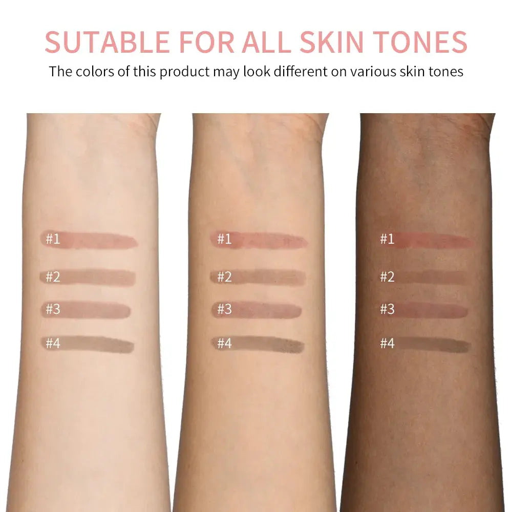 Waterproof Lip Liner Peel Off Tattoo Lipgloss Waterproof Long Lasting Matte Lip Tint Brown Contour Tear-off Lips Stain Cosmetic BareGlow