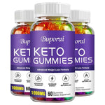 Keto Gummies 1000MG - Burn Fat, Promote Metabolism, and Increase Vitality, Relieves Bloating, Helps Detoxification and Cleansing BareGlow