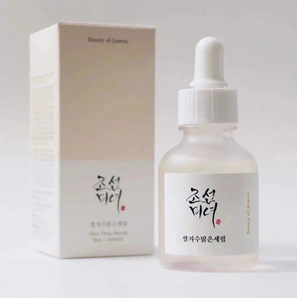 Korean Facial Moisturizing Calming Revive Glow Deep Serum Green Tea Panthenol Propolis Niacinamide Ginseng Snail Mucin Rice Skin BareGlow